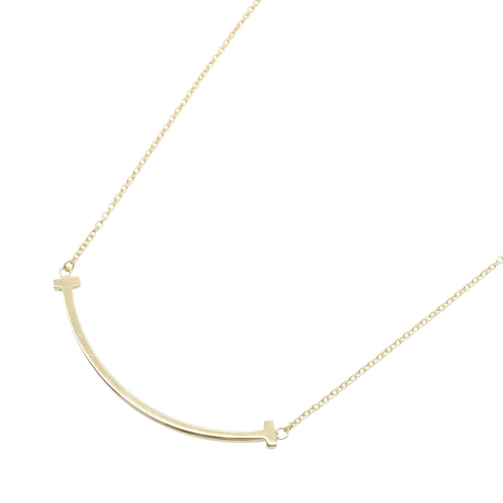 Tiffany Co Tiffany T Smile Necklace Yellow Gold